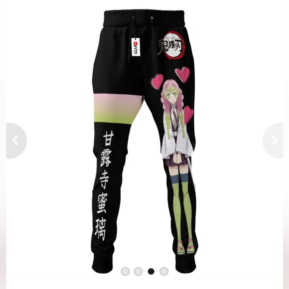 Mitsuri Kanroji Jogger Pants Custom Anime Kimetsu Sweatpants 3XL - Picture 3 of 16